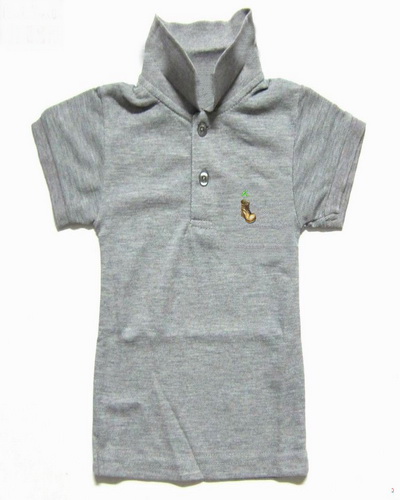 Children all gray polo shirts - Click Image to Close